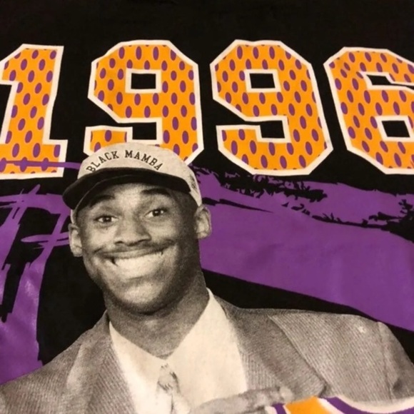 NWOT Kobe Bryant Lakers Vtg Style Shirt L - Picture 3 of 4